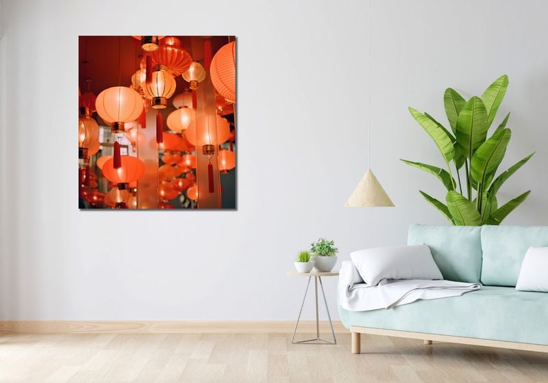 Obraz 90x100cm Festiwal Latarni zdjęcie 2