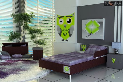 łóżko 140x80 owl basic na Arena.pl