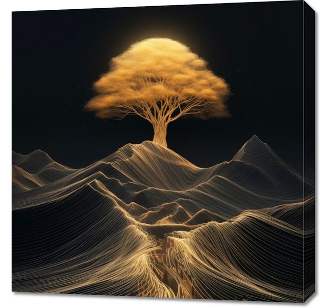 Obraz 70x70cm Drzewo Energii zdjęcie 1