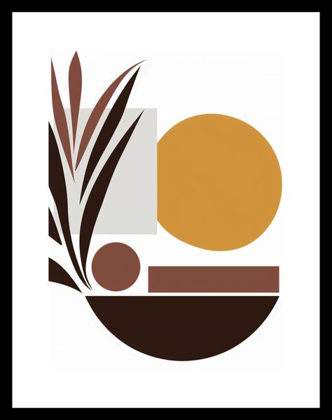 Plakat 40x55cm Stylizacja Roślin zdjęcie 3