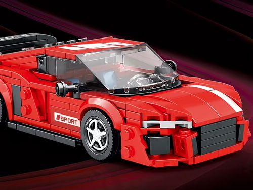 SPORTOWE CZERWONE KLOCKI TECHNICZNE na Arena.pl