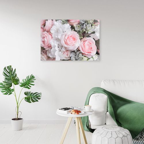 Obraz na płótnie – Canvas, Różowe róże 60x40 na Arena.pl