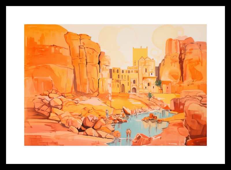 Plakat 30x20cm Ruiny pod Słońcem zdjęcie 3