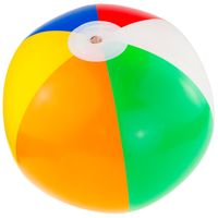 Piłka Dmuchana Plażowa Kolorowa Do Wody