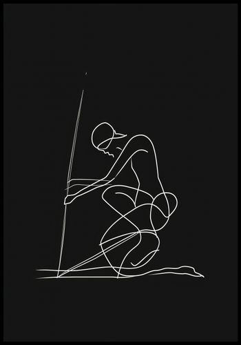 Plakat 68x98cm Linia na Arena.pl