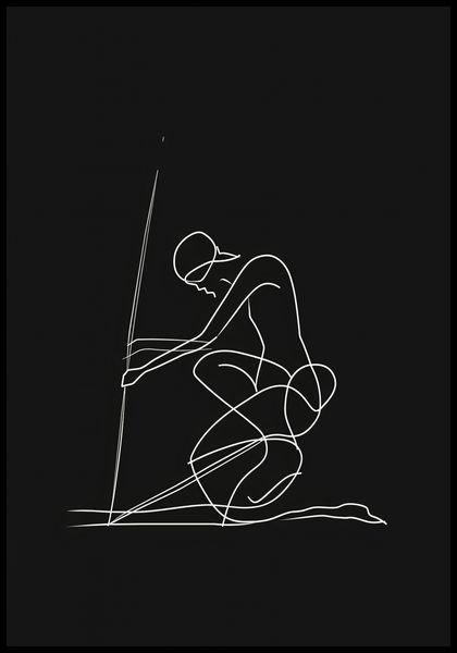 Plakat 68x98cm Linia zdjęcie 2