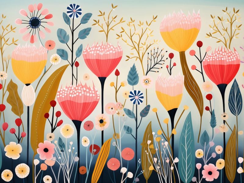 Plakat 80x60cm Ogród Marzeń zdjęcie 1