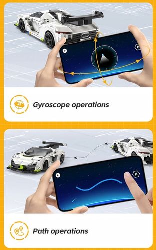 KLOCKI CADA ZDALNIE STEROWANY SAMOCHÓD WYŚCIGOWY AUTO FANTASMA 322 EL. DUAL na Arena.pl