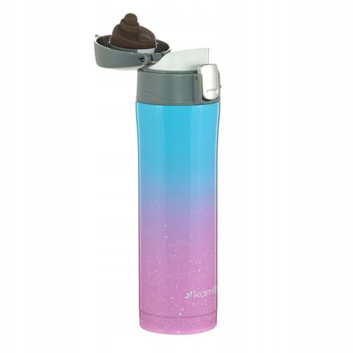 KUBEK TERMICZNY TERMOS STALOWY BUTELKA SZCZELNY pojemny bidon KAMILLE 450ml na Arena.pl