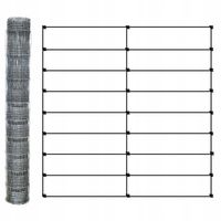 SIATKA LEŚNA 120/9/60 L - rolka 50m OCYNKOWANA do pola sady lasy budowa