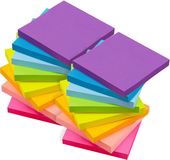 Karteczki Samoprzylepne Notes Zestaw 1600 Kartek 76x76 mm MIX 8 Kolorów