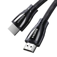 kabel przewód w oplocie ze złączami hdmi 2.1 8k / 4k 3m czarny
