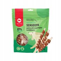Maced szaszłyk pałeczki owinięte królikiem 500g naturalny przysmak dla psa