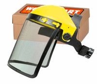 Przyłbica Ochronna Gordie Siatka Stalowa, Doskonała Widoczność Regulacja