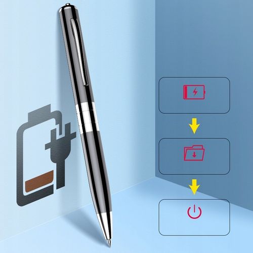 DŁUGOPIS MINI DYKTAFON SZPIEGOWSKI PENDRIVE 15H HQ Do Podsłuchu Detekcja na Arena.pl