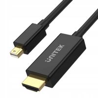 2 x Unitek Adapter miniDP na HDMI 4K 30Hz kabel 2m