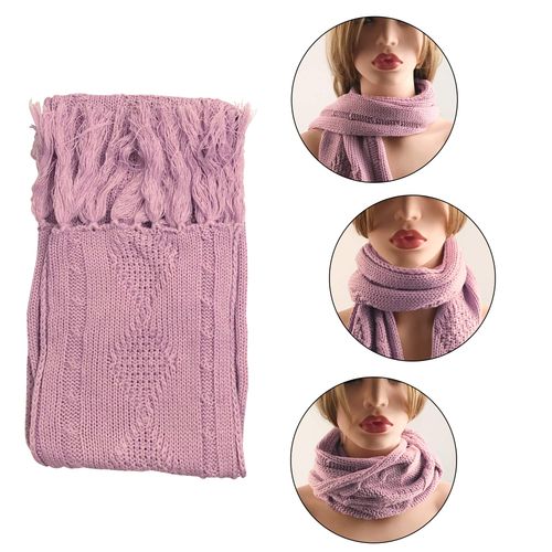 Zestaw Zimowy 3w1 Czapka Szalik Rękawiczki do Ekranów Różowy Uniwersalny na Arena.pl