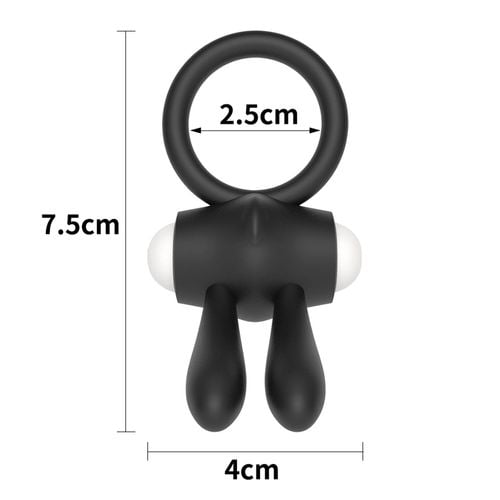 power clit silicone cockring black na Arena.pl