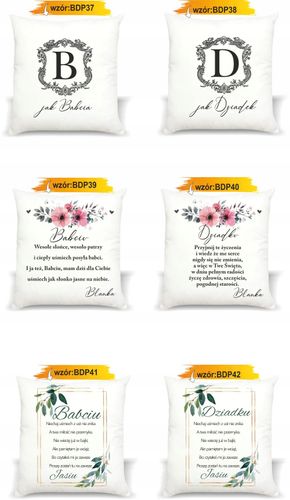 foto PODUSZKA PREZENT NA DZIEŃ BABCI DZIADKA imię na Arena.pl