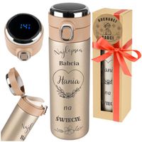 Prezent na DZIEŃ BABCI KUBEK TERMICZNY LED Z GRAWEREM IMIENIEM