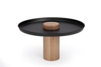 Stolik TYK 630 dąb naturalny, czarny bla