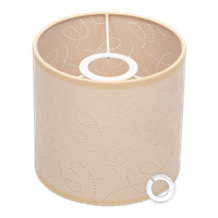 Abażur klosz do lamp stojących i wiszących BEŻOWY AŻUROWY 20 cm E27 E14