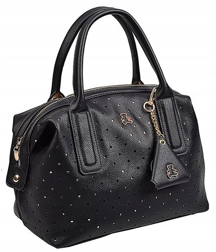 LULU TORBA torebka Damska kuferek Listonoszka ażurek pasek na Arena.pl