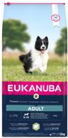 EUKANUBA sucha karma dla psa MAŁE ŚREDNIE RASY JAGNIĘCINA RYŻ 12 kg