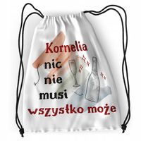 Plecak Dla Korneli Sportowy Szkolny Worek Torba Z Nadrukiem Ze Zdjęciem