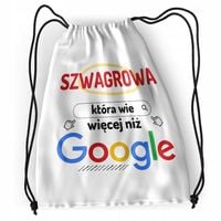 Plecak Dla Szwagrowej Sportowy Szkolny Worek Torba Z Nadrukiem Ze Zdjęciem