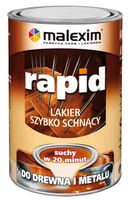 SZYBKOSCHNĄCY BEZBARWNY LAKIER ALKIDOWY RAPID POŁYSK 0.70L - M/RAP.LAK0.7