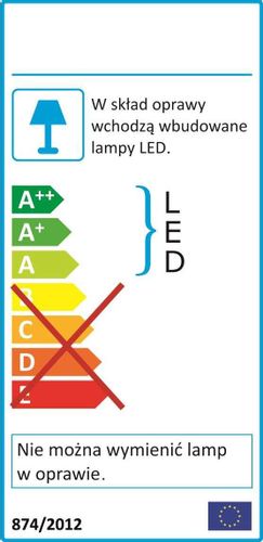 Plafon LAMPA sufitowa SVEN 98-73174 Candellux druciana OPRAWA metalowa LED 24W 4000K złota na Arena.pl