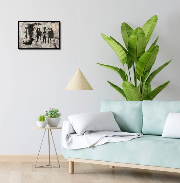 Plakat 45x30cm Szarzy Ludzie zdjęcie 4