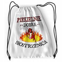 Plecak Dla Siostrzenicy Sportowy Szkolny Worek Z Nadrukiem Ze Zdjęciem