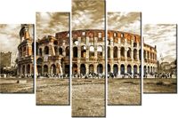 100CM 150CM OBRAZ 5 ELEM COLOSSEO ŚCIENNY