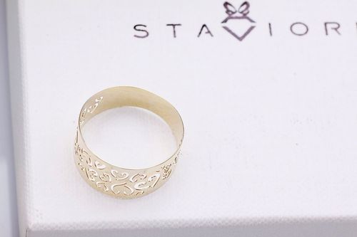 Złoty pierścionek PXC4659 na Arena.pl