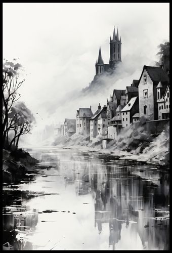 Plakat 67,5x100cm Mglisty Refleks na Arena.pl