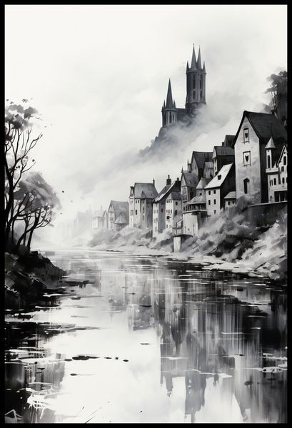 Plakat 67,5x100cm Mglisty Refleks zdjęcie 2