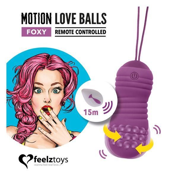 Feelztoys - Remote Controlled Motion Love Balls Foxy zdjęcie 2