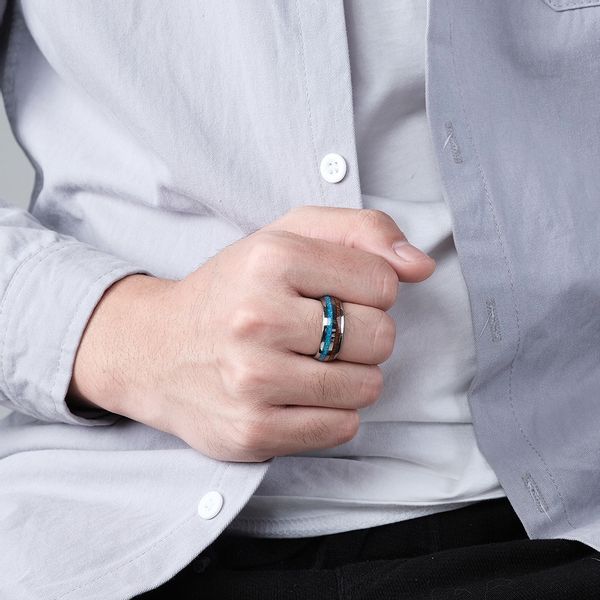 PIERŚCIEŃ OBRĄCZKA z Wolframu WOLFRING EU19 US09 zdjęcie 2