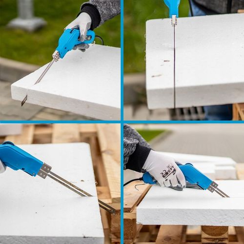 NÓŻ TERMICZNY CIĘCIA STYROPIANU 250W WYCINARKA BONIARKA ŻŁOBIARKA 3xOSTRZE na Arena.pl