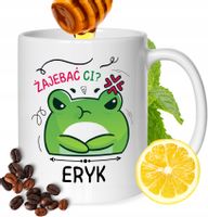 Kubek Dla Eryka Kolegi Przyjaciela Męża Z Nadrukiem Biały 330Ml