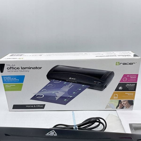 LAMINATOR A4 LAMINARKA + GRATIS FOLIE zdjęcie 11