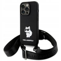 Etui Karl Lagerfeld Crossbody Silicone Choupette do iPhone 15 Pro Max - cza