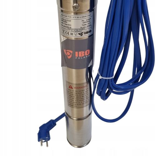 Pompa głębinowa IBO 3" 3TI20 550W 3000 l/h + kabel na Arena.pl