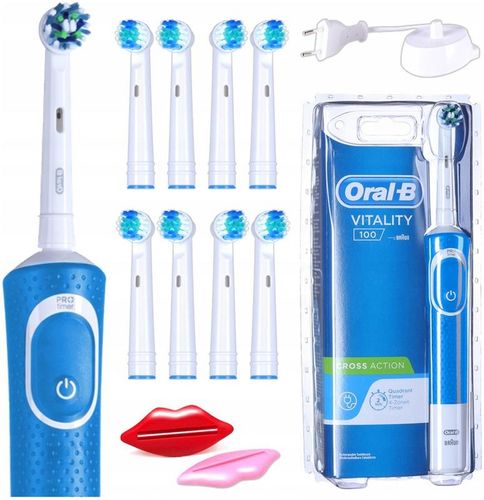 Szczoteczka Elektryczna ORAL-B Vitality 100 ZESTAW Niebieska na Arena.pl
