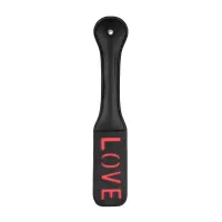 ouch! paddle love - wytrzymała skora, unikalny wzor, czarne