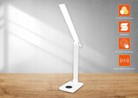 LAMPKA BIURKOWA NOCNA LED NA BIURKO ŁADOWARKA INDUKCYJNA 10W REGULOWANA