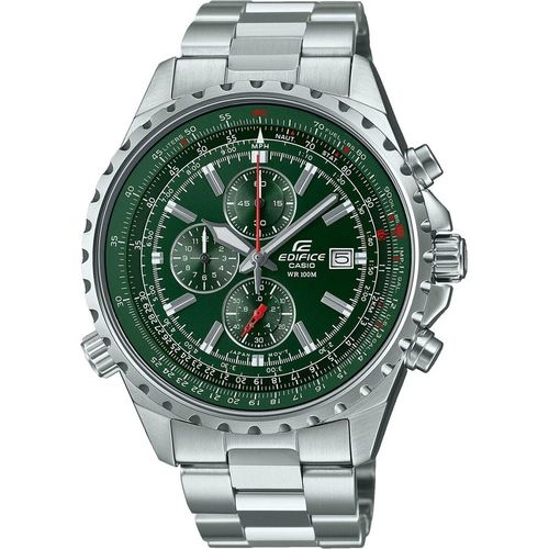 Zegarek Męski Casio EF-527D-3AVUEF Kolor Zielony Srebrzysty (Ø 45 mm) na Arena.pl
