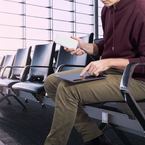 powerbank li-po 10000mah 2xusb biały na Arena.pl